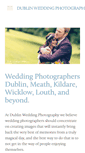 Mobile Screenshot of dublinweddingphotography.com